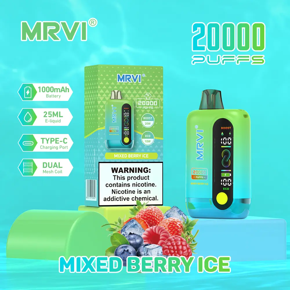 Latest MRVI 20000 PUFFS With Child lock