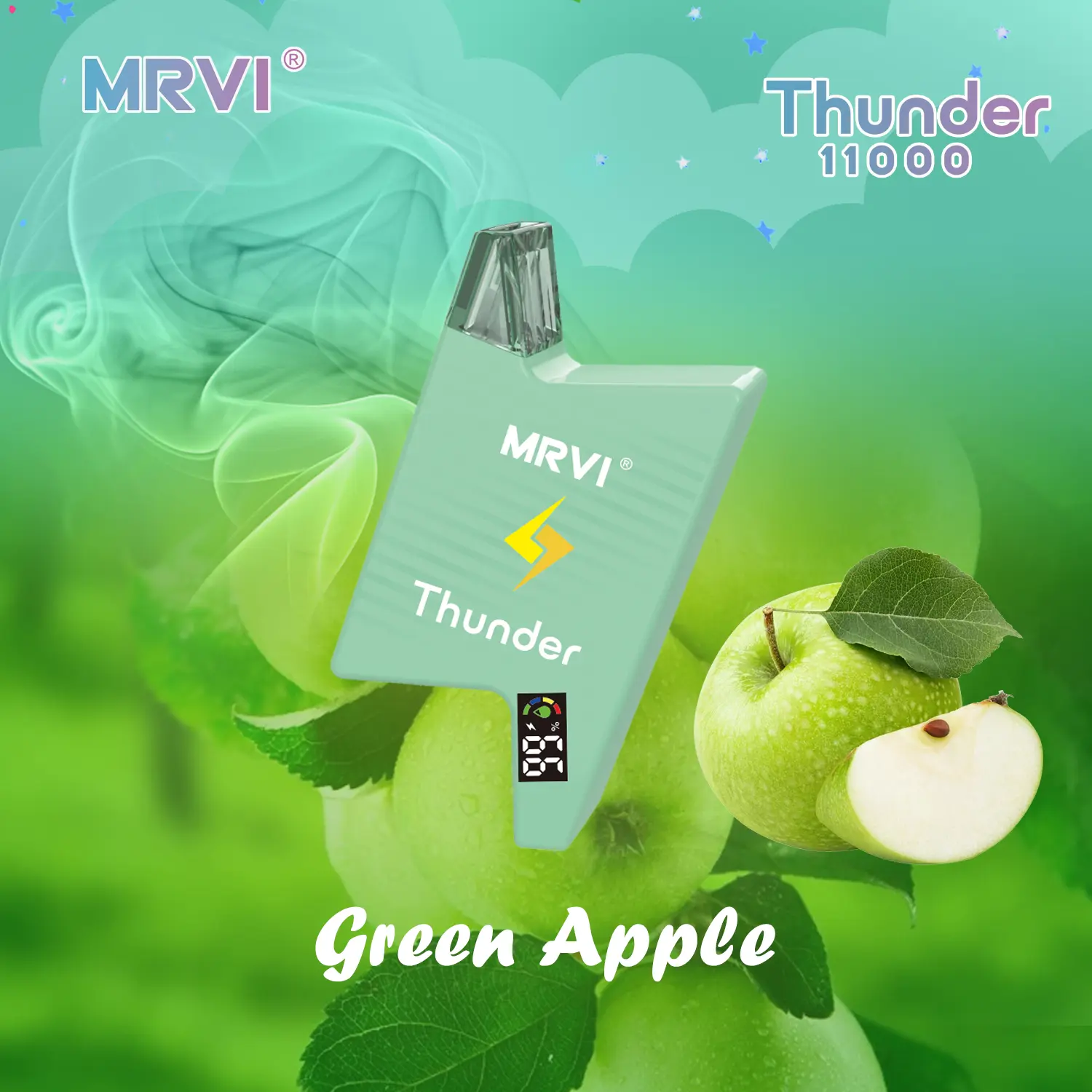 Wholesale Big Puffs MRVI THUNDER 11000Puffs Disposable Vape Box (7).jpg